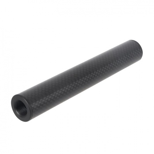 LayLax MODE-2 Carbon Fibre Slim Silencer 150mm Long