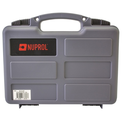 Nuprol Small Hard Case With Wave Foam - Grey