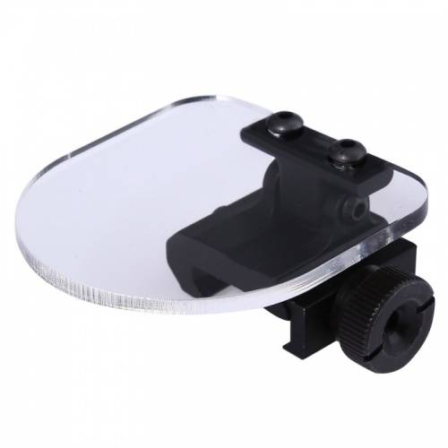 Protecteur D'objectif ACEXIER Pour Airsoft – Transparent, 2 Boucliers (blanc/jaune), 35x30 Mm, Rail Mount, Durable