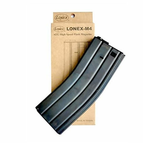Lonex High Cap Flash Magazine 360 Rounds for Airsoft M4 AEG - Metal ...