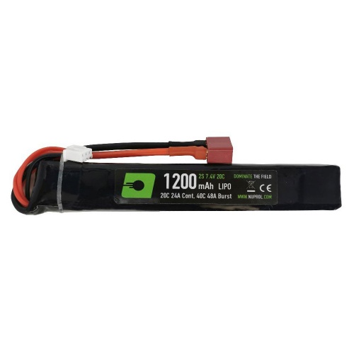 Nuprol Power 1200mah 7.4 V 20C LiPo Stick Battery - Deans