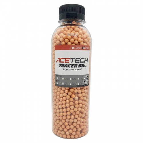 Acetech 0.20g Red Tracer BB - 2700 Round Bottle