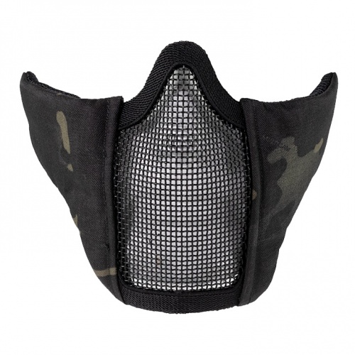 UK STOCK AIRSOFT METAL MESH MASK TACTICAL GREEN WOODLAND PAINTBALL SAFETY BB 