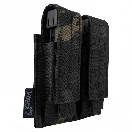 Viper Tactical Modular Double Pistol Magazine Pouch - VCAM Black