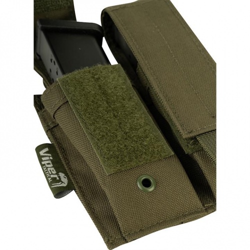 Viper Tactical Modular Double Pistol Magazine Pouch - Green