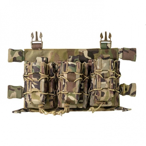 Viper Tactical VX Buckle Up Airsoft Magazine Carrier  - Woodland Green Camo