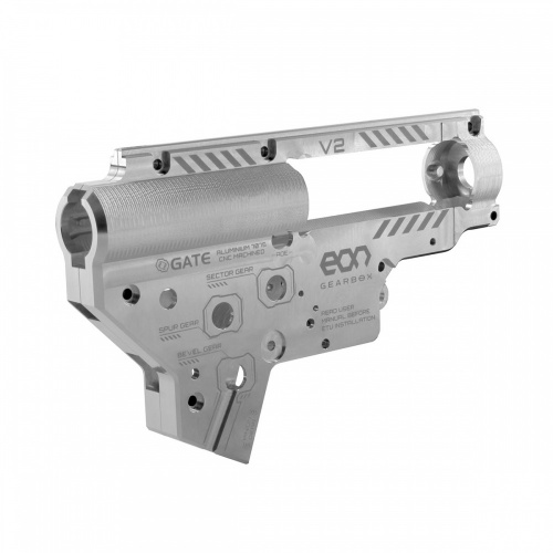Gate EON Airsoft Version 2 V2 Billet Aluminium Gearbox Shell - Silver