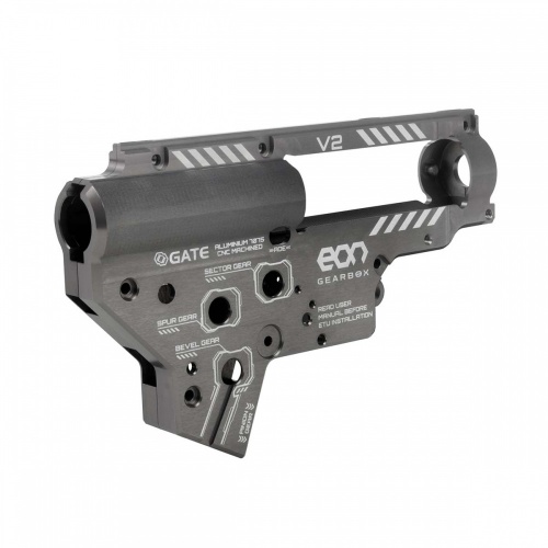 Gate EON Airsoft Version 2 V2 Billet Aluminium Gearbox Shell - Titanium Anodized