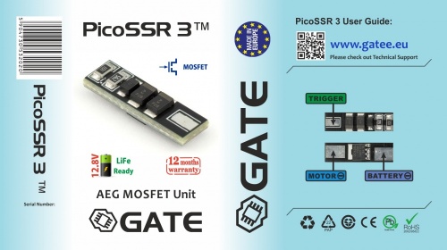 Gate PicoSSR 3 Airsoft AEG MOSFET