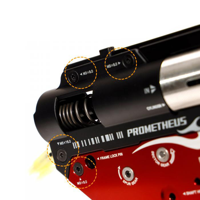 LayLax PROMETHEUS EG Hard Version 2 Gearbox Shell - 6mm Bearings ...