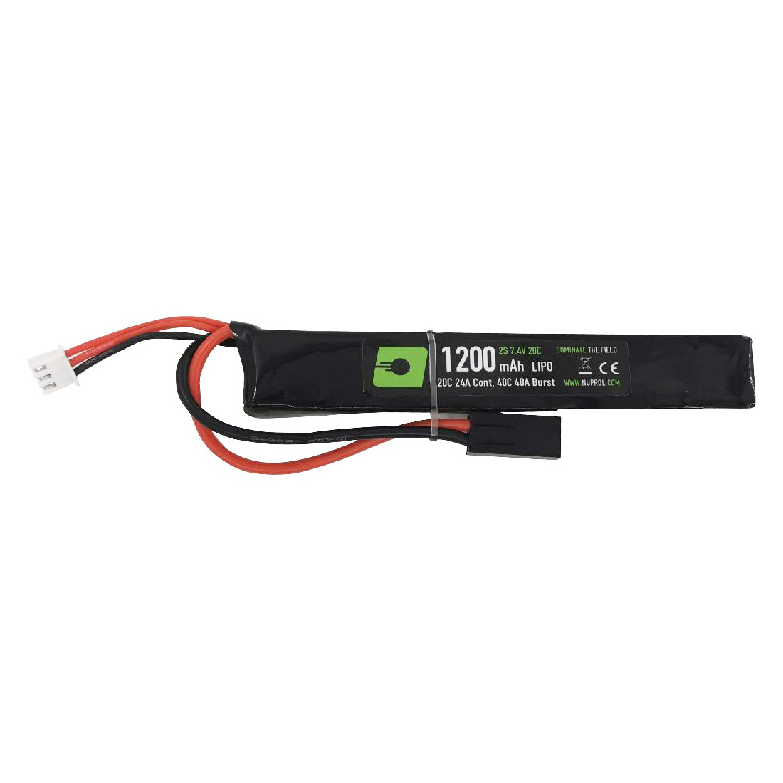 Nuprol Power 1200mah 7.4v 20c LiPo Stick Battery - Mini Tamiya