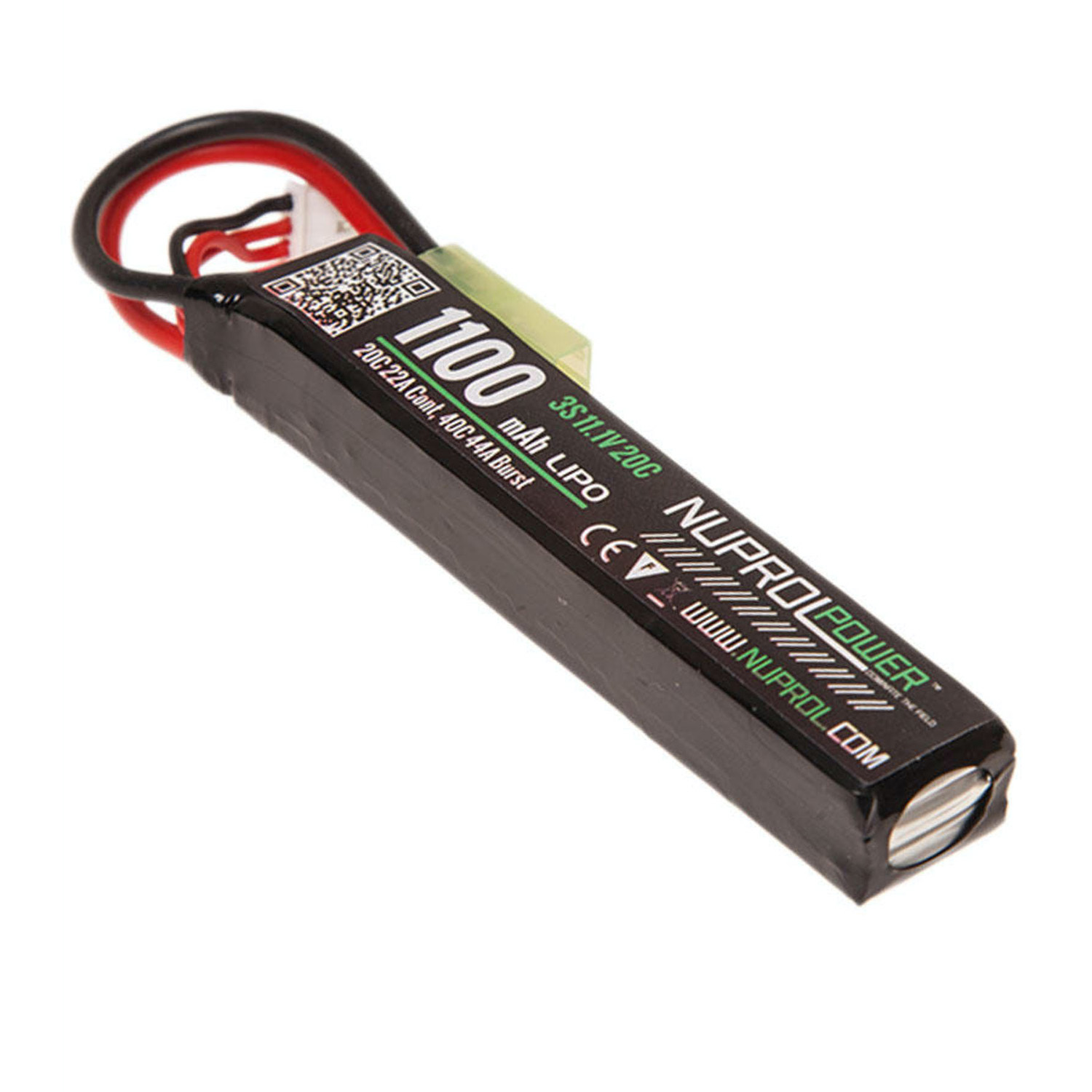 Nuprol Power 1100mah 11.1v 20c LiPo Stick Battery - Mini Tamiya