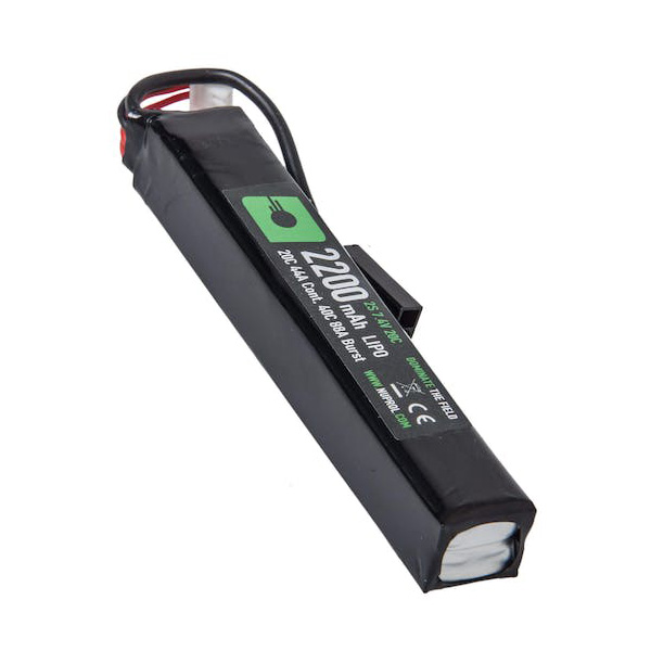 Nuprol Power 2200mah 7.4v LiPo Stick Battery - Mini Tamiya