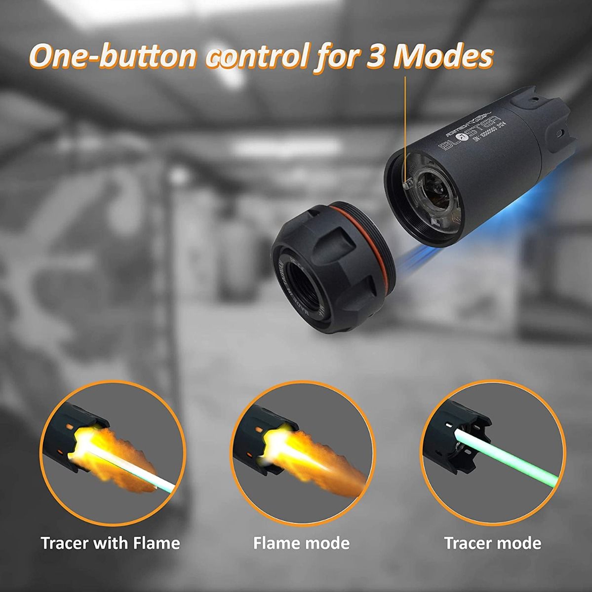 Acetech Blaster Airsoft Tracer Unit with Muzzle Flash Simulation