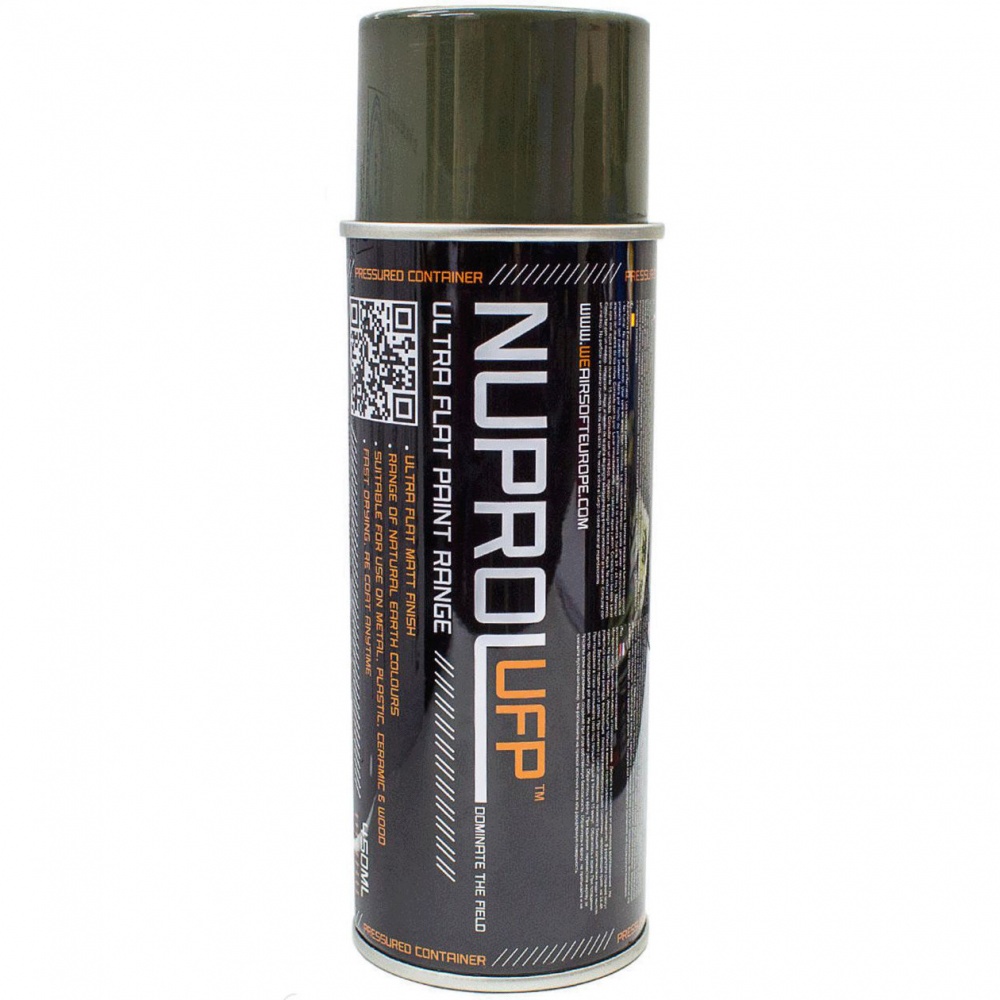 Nuprol UFP Flat Earth OD Green Airsoft Gun Spray Paint Airsoft Central