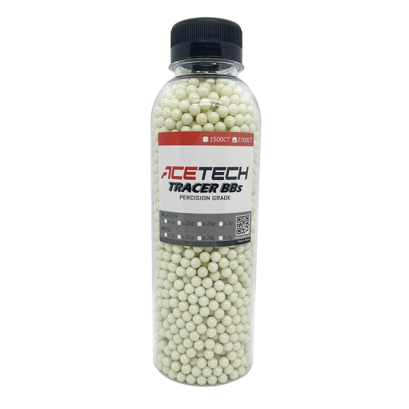 Acetech 0.25g Green Tracer BB - 2700 Round Bottle