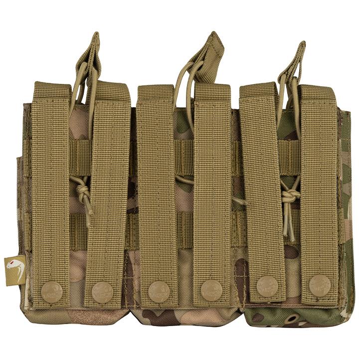 Pochette Triple Chargeur Viper Tactical - Noir - MOLLE - Kit Militaire Airsoft - Occasion