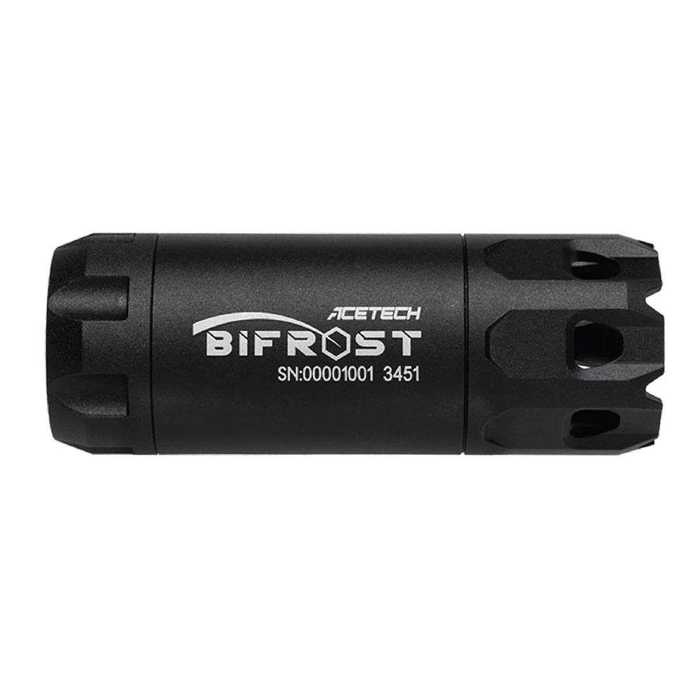 美品　ACETECH Bifrost ブラック - RGBトレーサー Acetech BIFROST Airsoft Tracer and Full RGB Multi Colour Muzzle