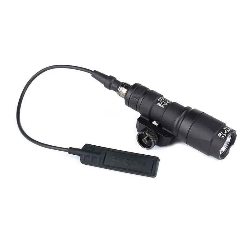 Airsoft M300C Black Torch CREE LED Mountable Flashlight Single Battery