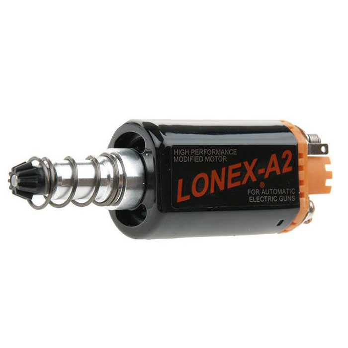 Lonex A2 Infinite Torque-Up Airsoft Motor 36K RPM - Long Shaft