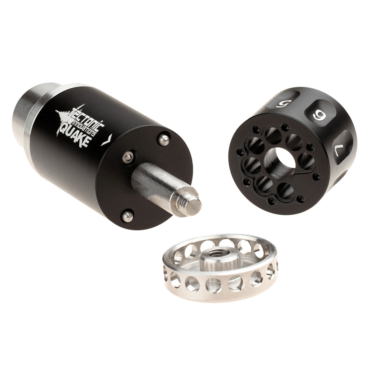 Tectonic Innovations Quake 8 Way Blank Firing Airsoft Grenade Black