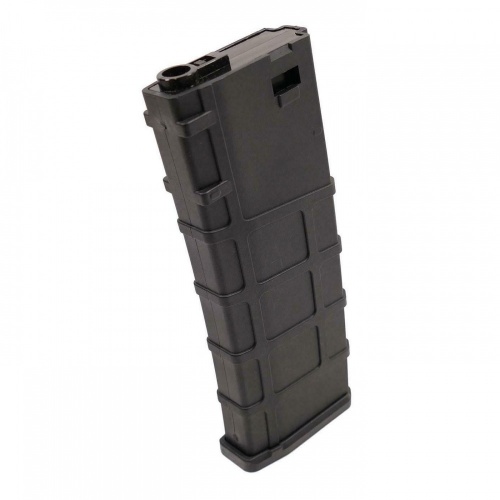 Lot De 2 Chargeurs Mid-Cap 120 Coups Airsoft Pour M4 M16 Series - Noir - 120rd Econ Magazine