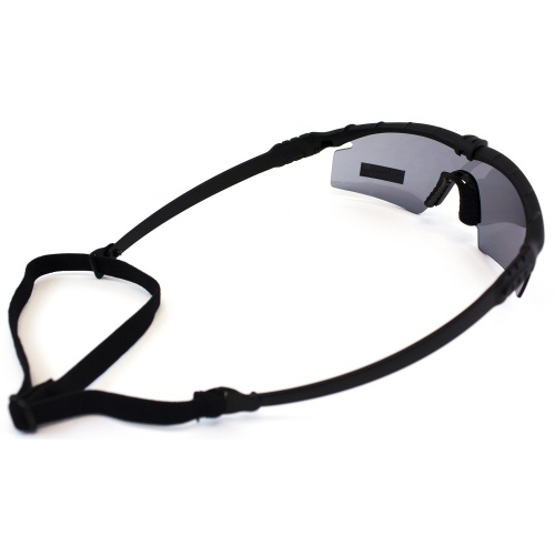 Nuprol Battle Pro's Eye Protection - Black Frame / Smoke Lens