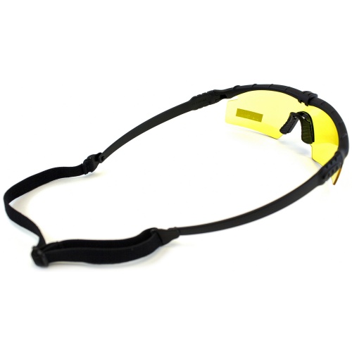 Nuprol Battle Pro's Eye Protection - Black Frame / Yellow Lens