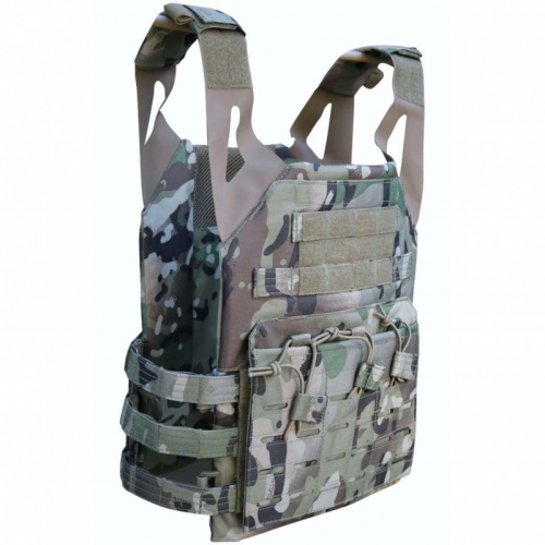 Viper Tactical Special Ops Plate Carrier Vest Rig MOLLE - Woodland Green Camo